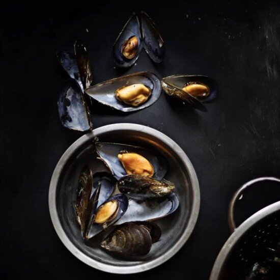 Мидии в панцире