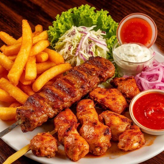 Сет на мангале с люля -кебаб