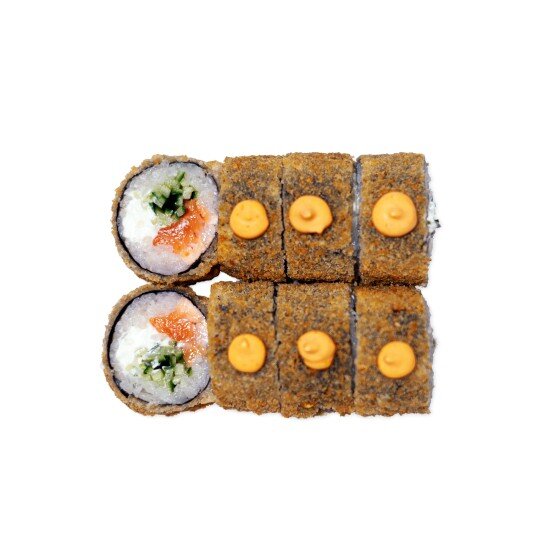 Ролл Креветки темпура с лососем