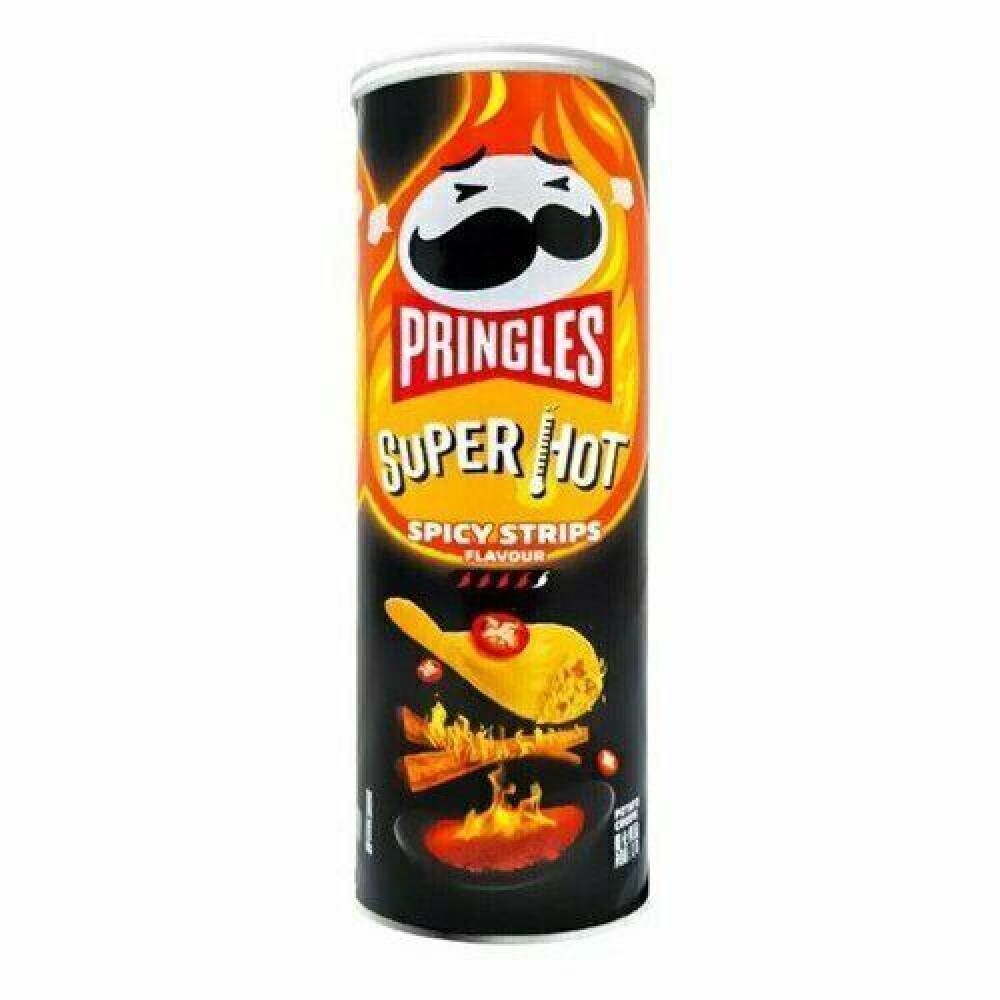 Картофельные чипсы со вкусом сычуаньских пряных полосок Pringles