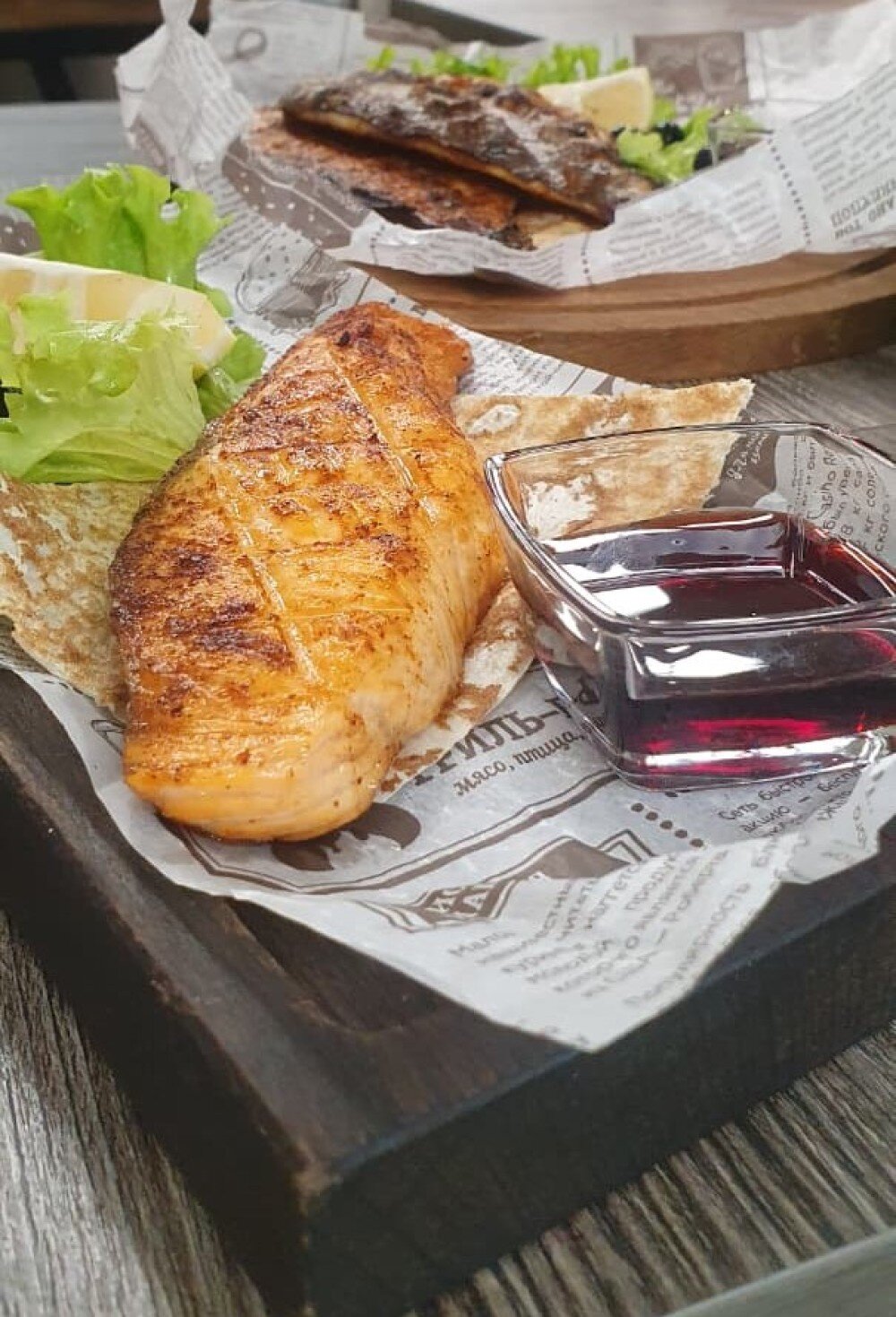 Шашлык из сёмги