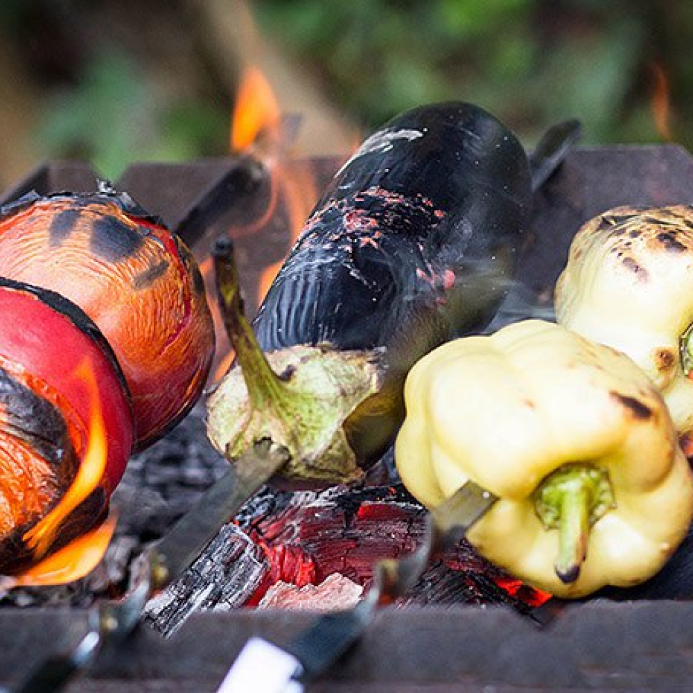 Овощной шашлык