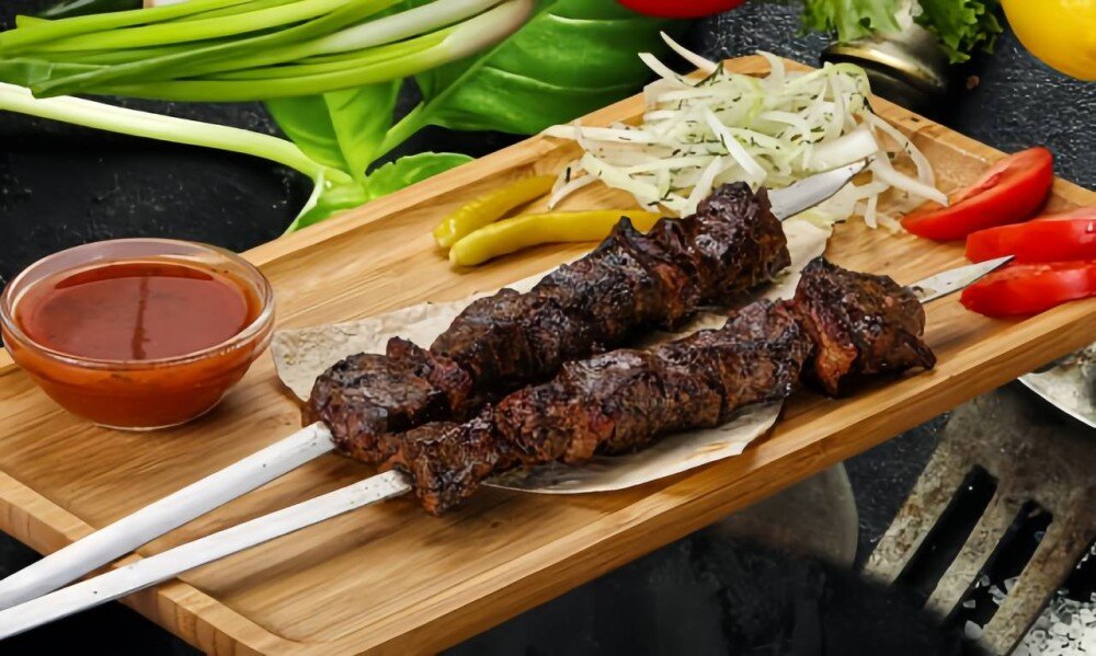 Шашлык из печени