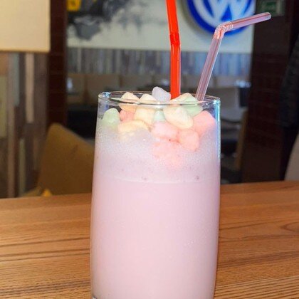 Бабблгам милкшейк