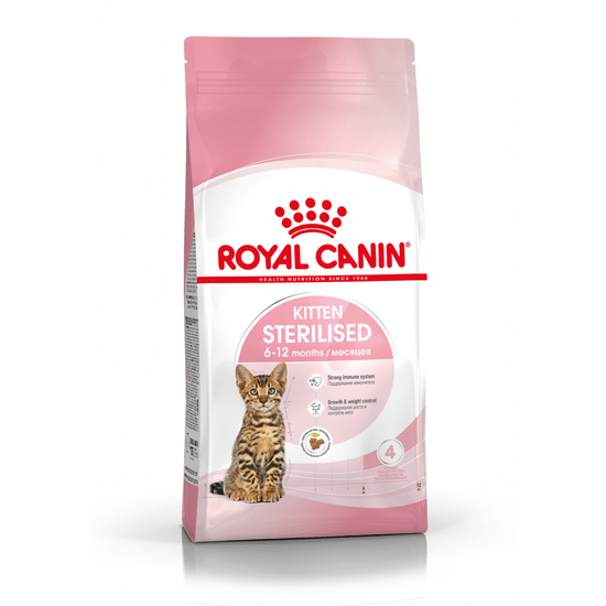 ROYAL CANIN Киттен Стерилайзд сухой корм для стерилизованных котят от 6 до 12 месяцев, 2 кг