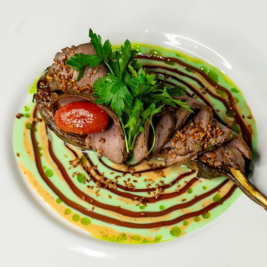 Запеченный мисо баклажан