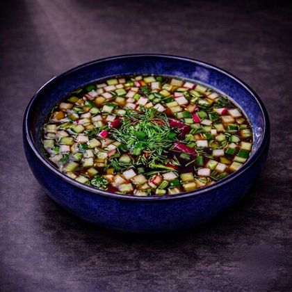 Окрошка с квасом