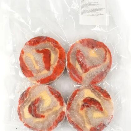 Рулет из нерки с палтусом и сыром с/м в/у, кг
