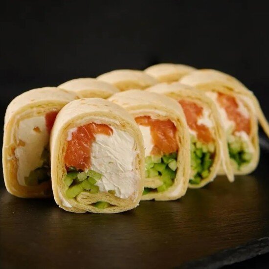 Тортилья с лососем