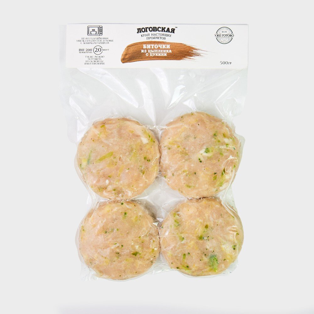 Биточки из цыплёнка с цукини