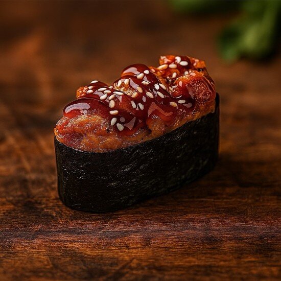 Запеченные суши с угрем