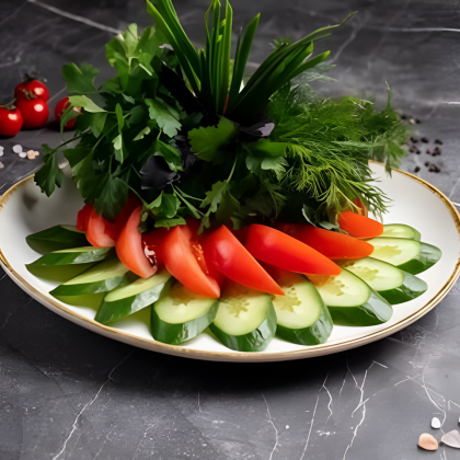 Овощная тарелка