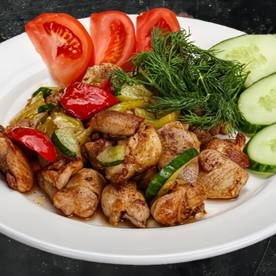 Мазза с курицей