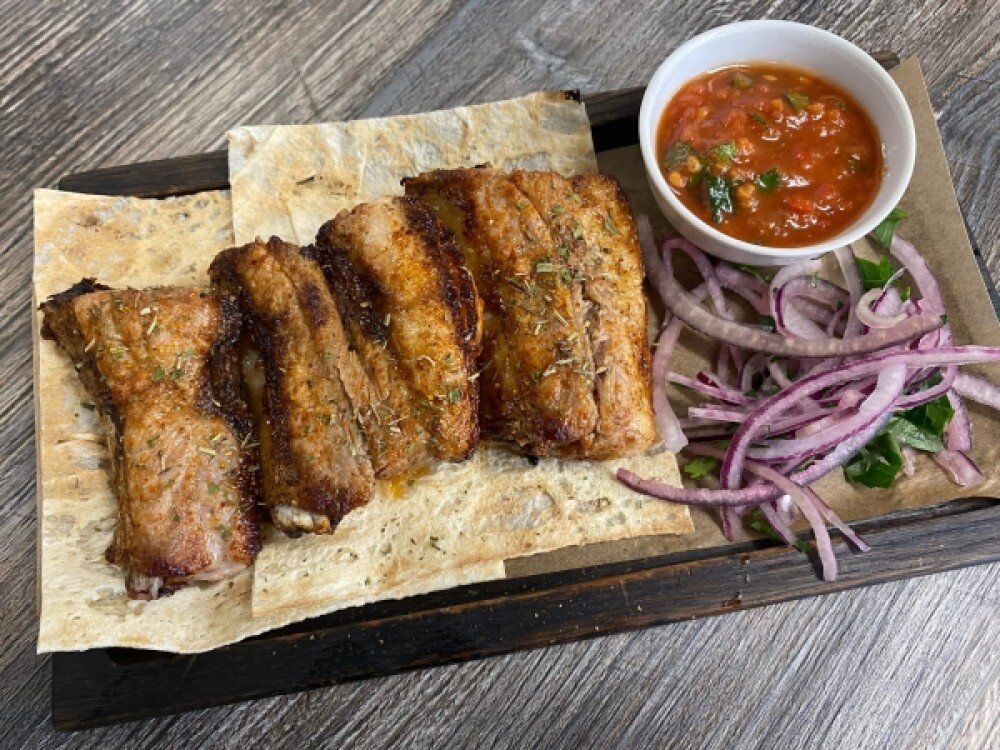 Шашлык из свиных ребер