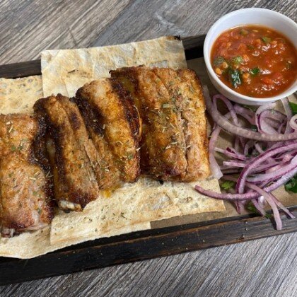 Шашлык из свиных ребер