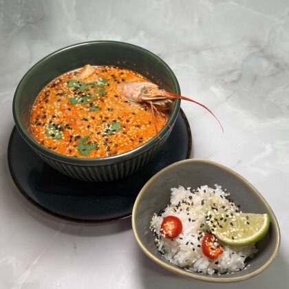 Том-ям с морепродуктами