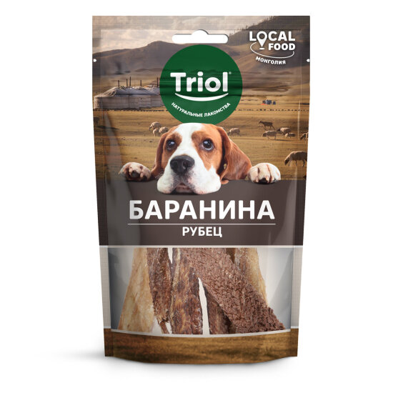 Triol Local Food лакомство для собак «Рубец бараний», 30 г
