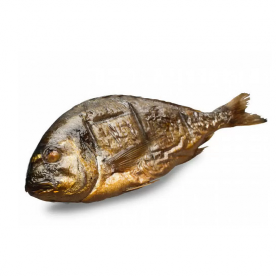 Дорадо холодного копчения потрошёная  с головой