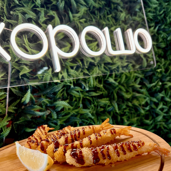 Креветки в темпуре