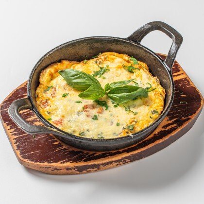 Яичница с помидорами