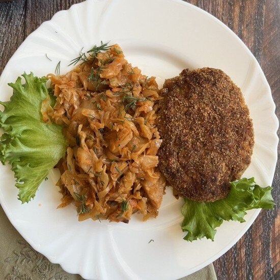 Капуста тушеная