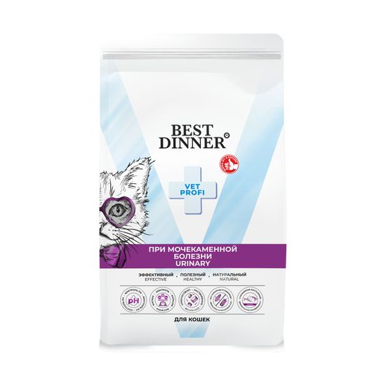 Best Dinner VET PROFI Urinary сухой корм для кошек, 0,4 кг