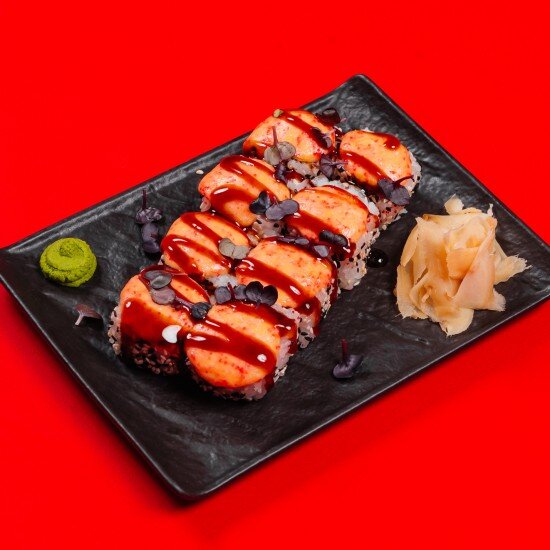 Запеченный с курицей