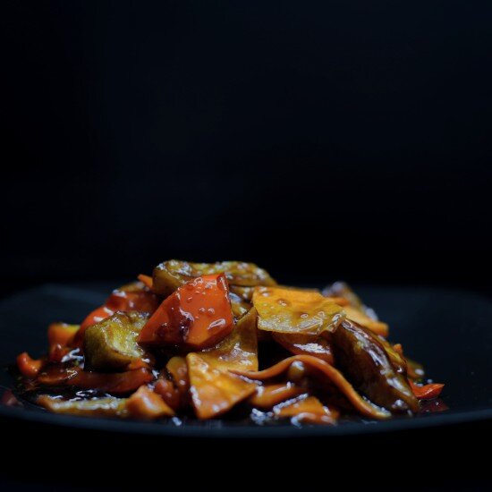 Овощное рагу с баклажаном