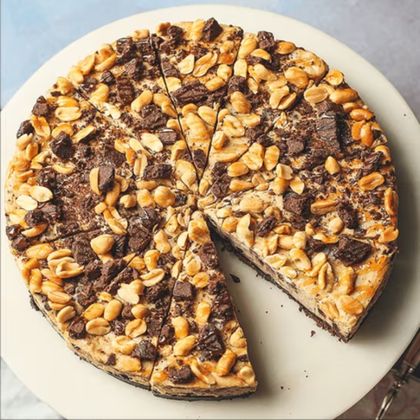 Чизкейк Карамель  и арахис