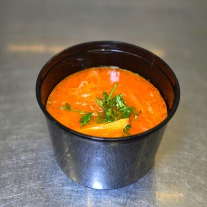 Щи со сметаной