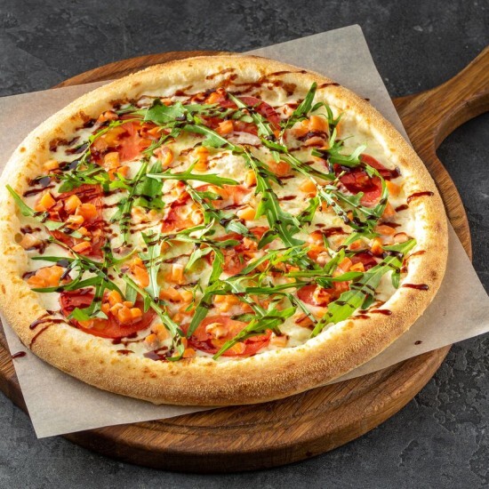 Пицца с семгой