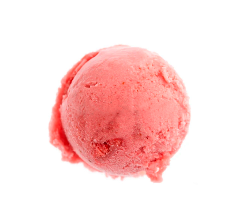 Мороженое КЛУБНИКА СО СЛИВКАМИ