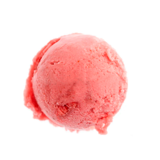 Мороженое КЛУБНИКА СО СЛИВКАМИ