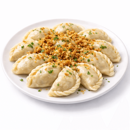 Вареники с картошкой и жареным луком