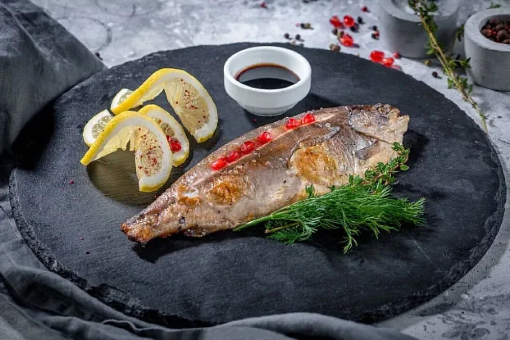 Шашлык из сибаса