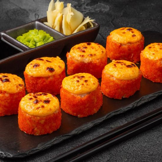 Запеченные с лососем