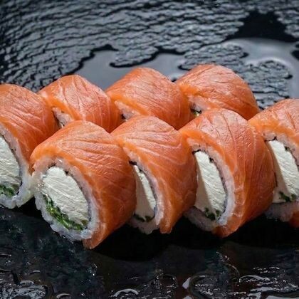 Филадельфия с копченным лососем