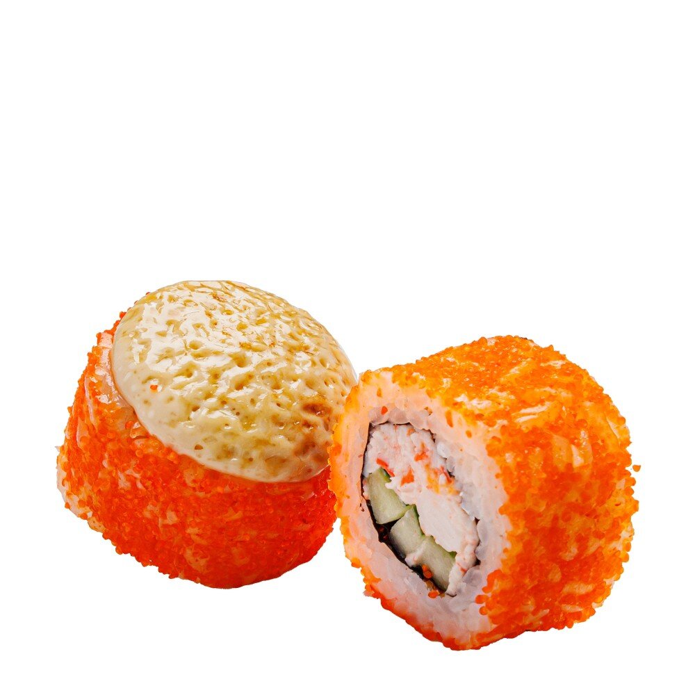 Запеченная калифорния с крабом