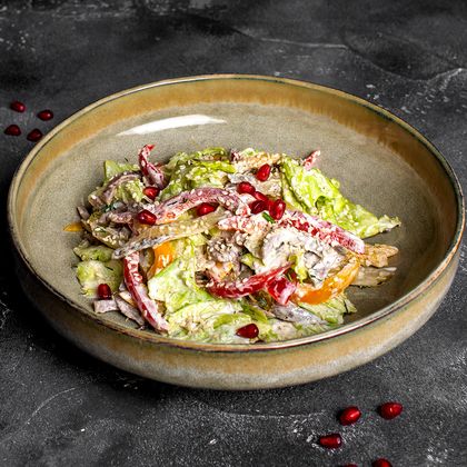 Салат с языком