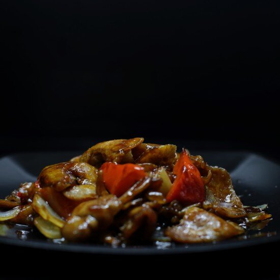 Свинина с баклажаном