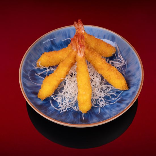 Креветки темпура