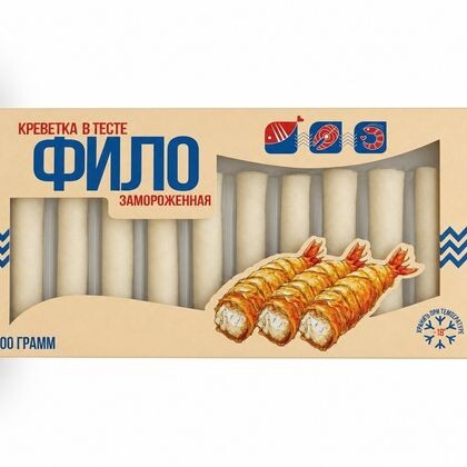 Креветка в панировке "Фило" 200 гр