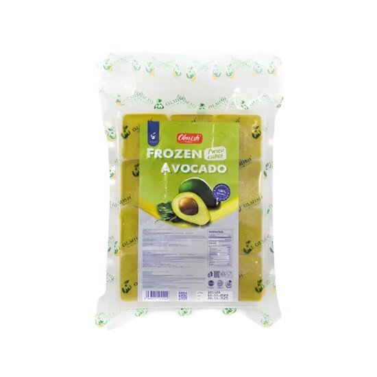 Авакадо пюре (кубики) замороженные Olmish Premium 500гр.