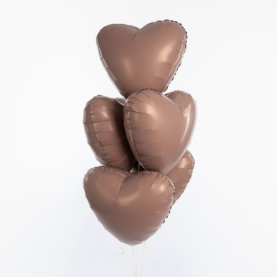 45 см, Сердце, Мистик, Какао, Сатин