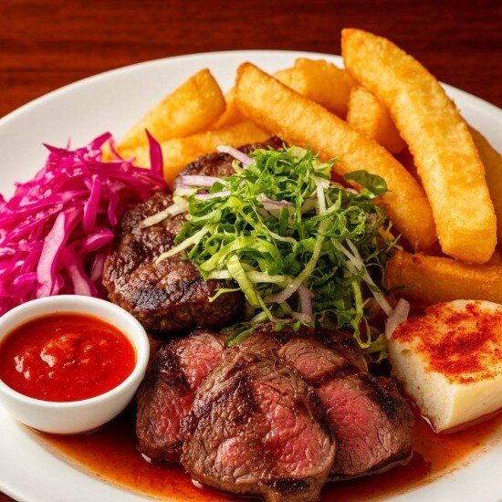 Сет на мангале с говядиной