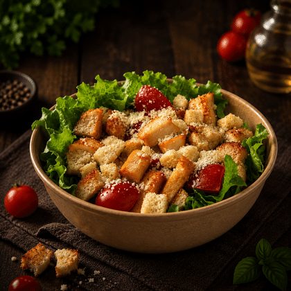 Салат «Цезарь с курицей»