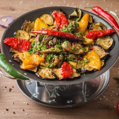 Мини-садж с телятиной