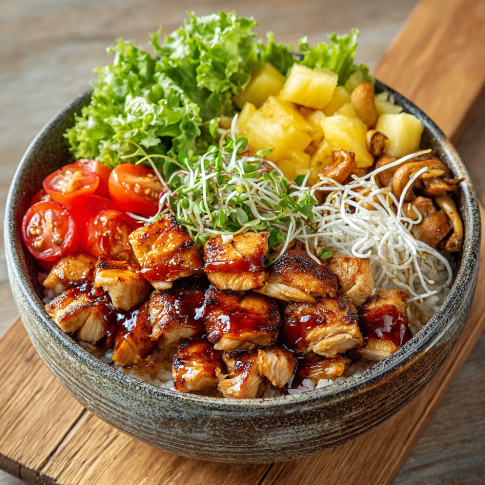 Поке с курицей