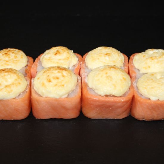 Запечённая филадельфия с огурцом