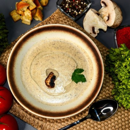 Крем-суп грибной